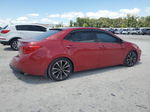 2017 Toyota Corolla L Red vin: 2T1BURHE3HC821497