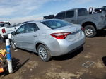 2017 Toyota Corolla L Silver vin: 2T1BURHE3HC834668