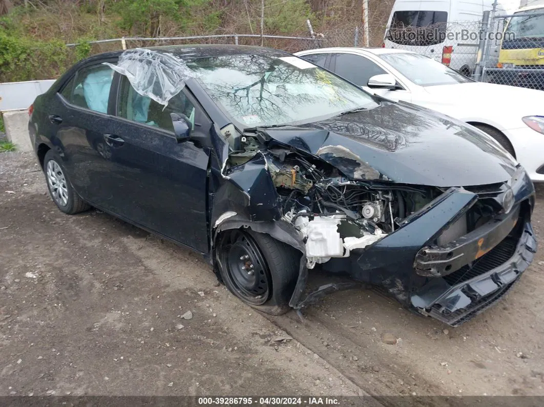 2017 Toyota Corolla Le Blue vin: 2T1BURHE3HC864074