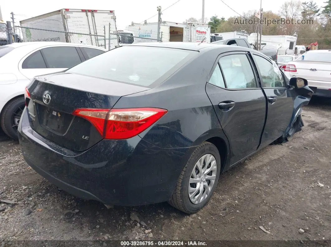 2017 Toyota Corolla Le Синий vin: 2T1BURHE3HC864074