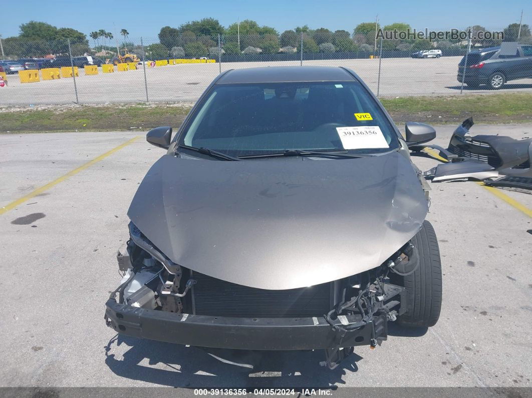 2017 Toyota Corolla Le Серый vin: 2T1BURHE3HC866116