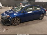 2017 Toyota Corolla Se Blue vin: 2T1BURHE3HC876161