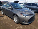 2017 Toyota Corolla L Gray vin: 2T1BURHE3HC878959