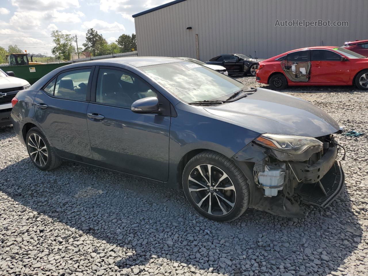 2017 Toyota Corolla L Charcoal vin: 2T1BURHE3HC886379