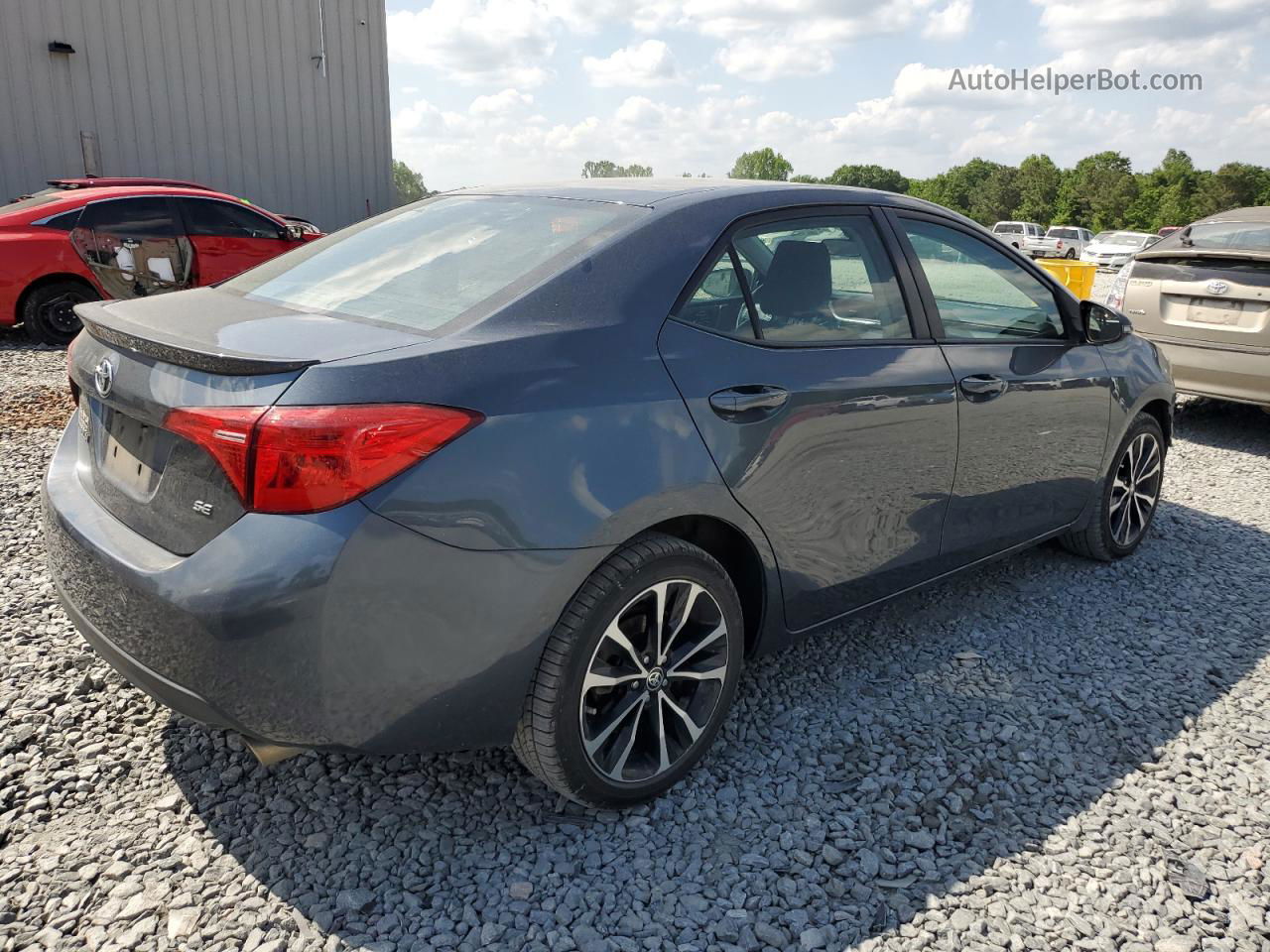 2017 Toyota Corolla L Charcoal vin: 2T1BURHE3HC886379