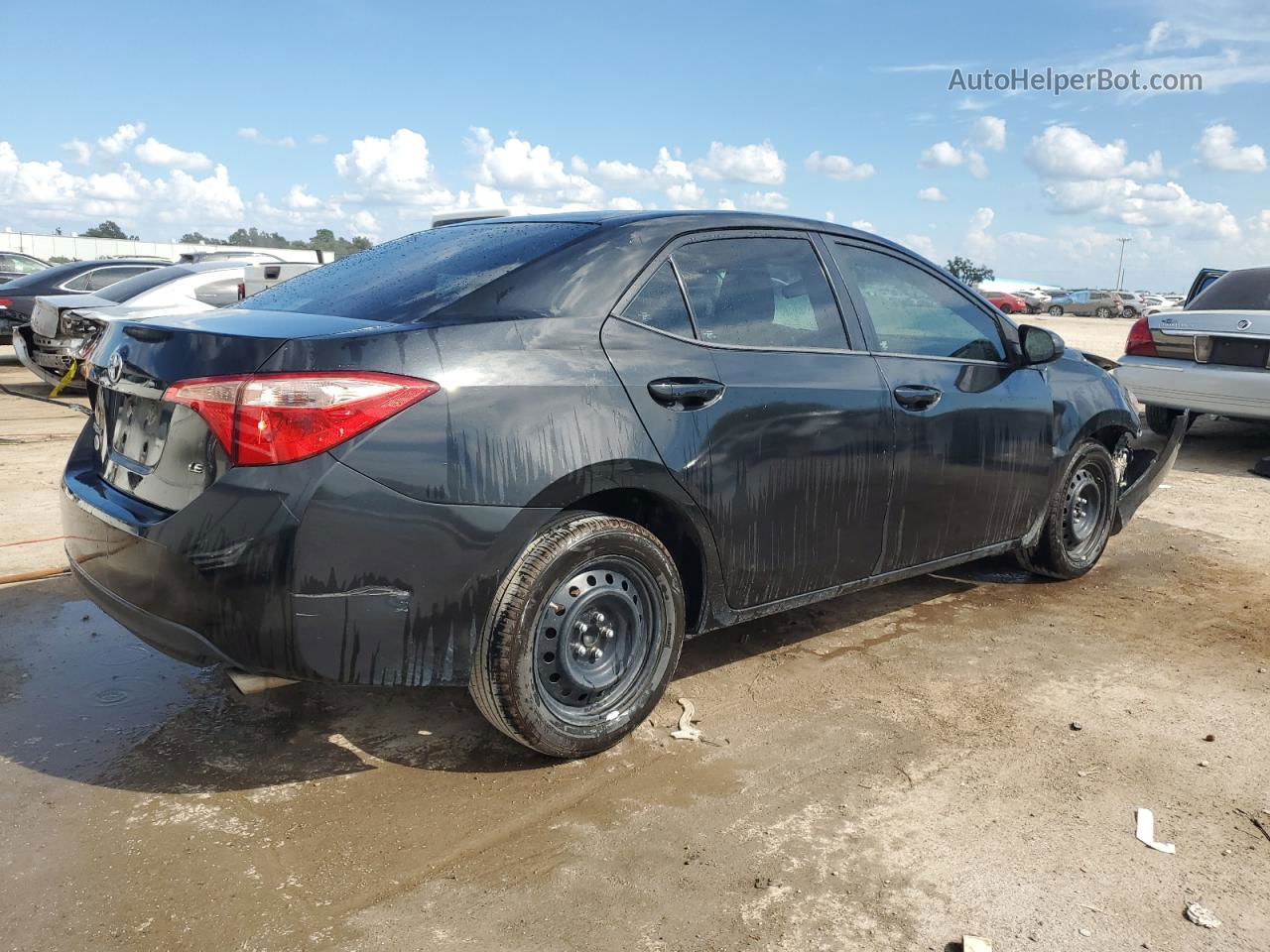 2017 Toyota Corolla L Black vin: 2T1BURHE3HC891193