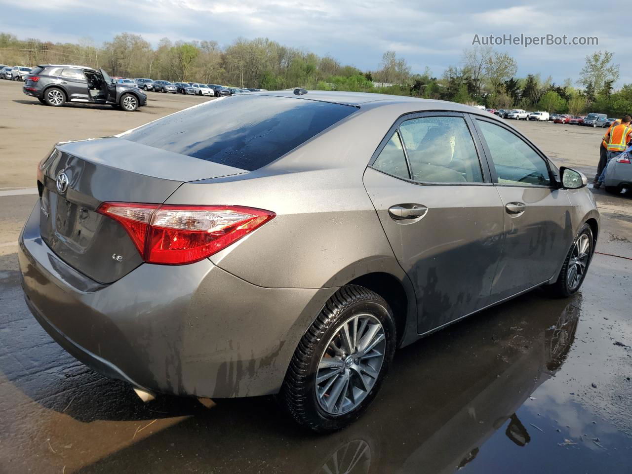 2017 Toyota Corolla L Brown vin: 2T1BURHE3HC915170