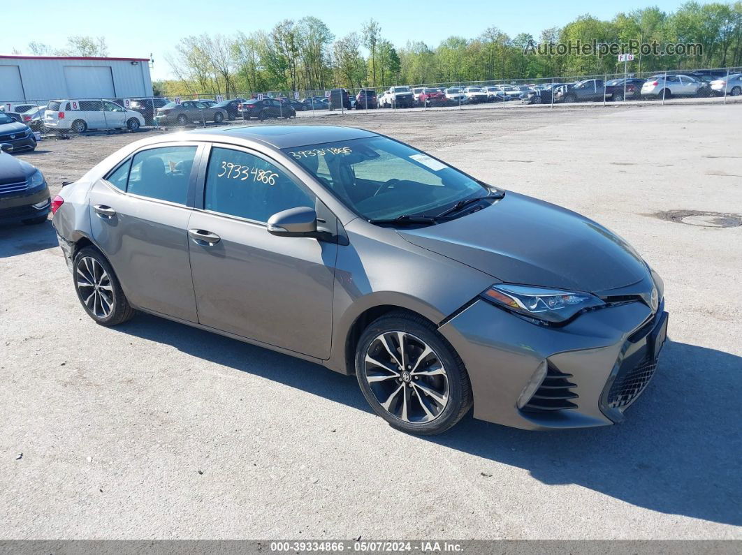 2017 Toyota Corolla Se Brown vin: 2T1BURHE3HC941199