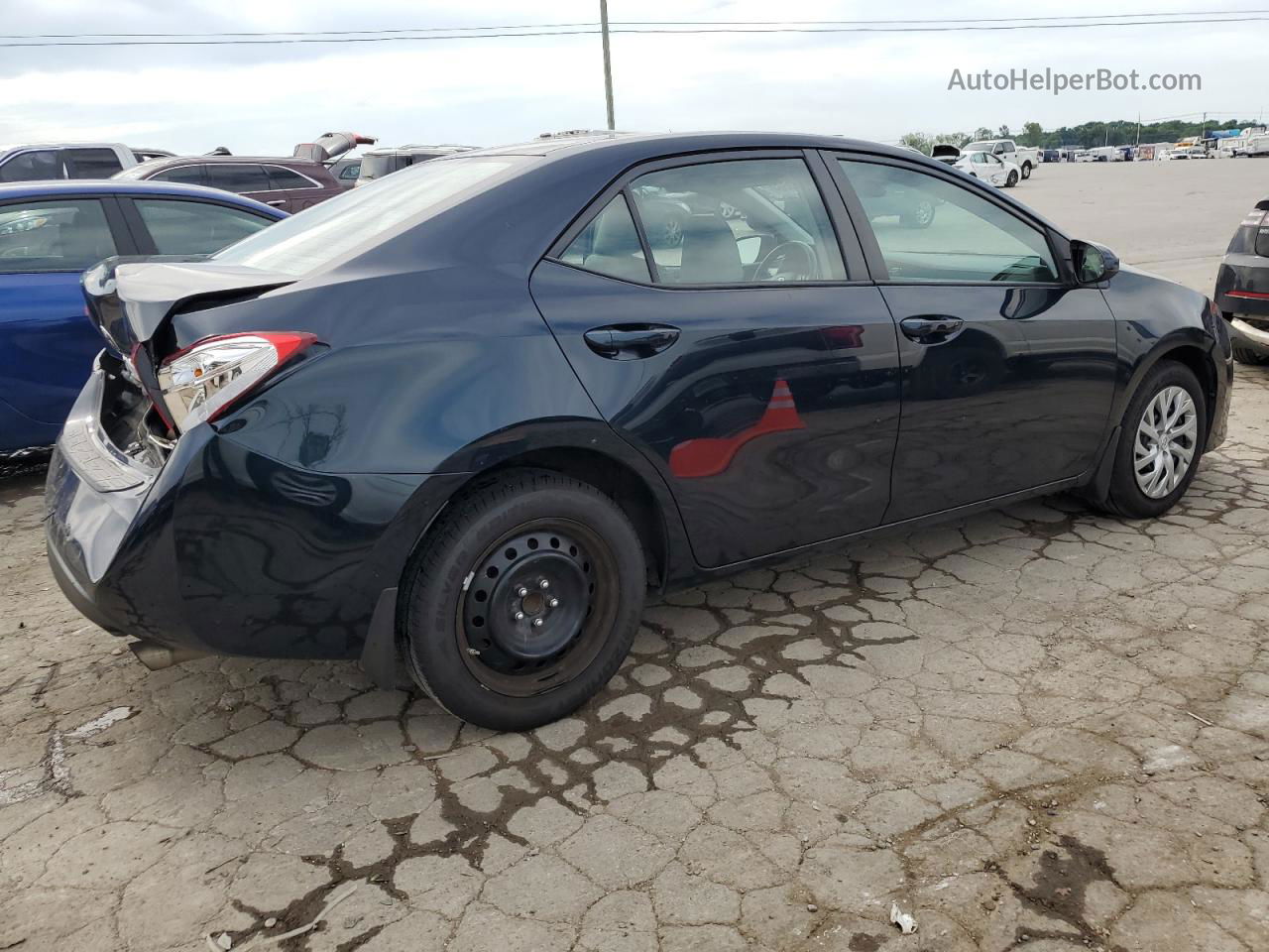 2017 Toyota Corolla L Blue vin: 2T1BURHE3HC942661