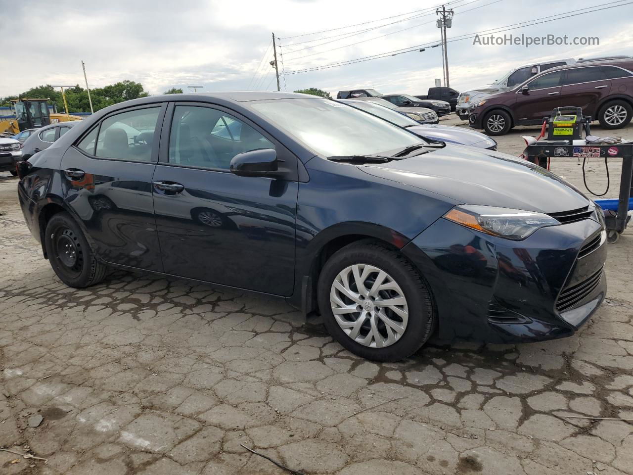 2017 Toyota Corolla L Blue vin: 2T1BURHE3HC942661