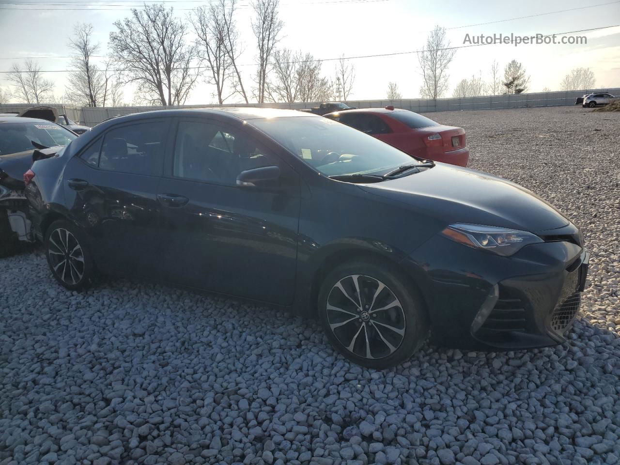 2019 Toyota Corolla L Blue vin: 2T1BURHE3KC138092