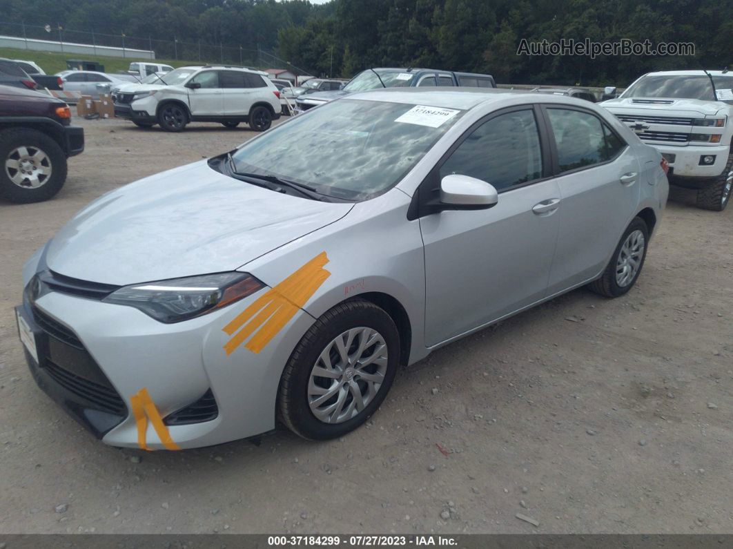 2019 Toyota Corolla L/le/se/xle/xse Серебряный vin: 2T1BURHE3KC144958