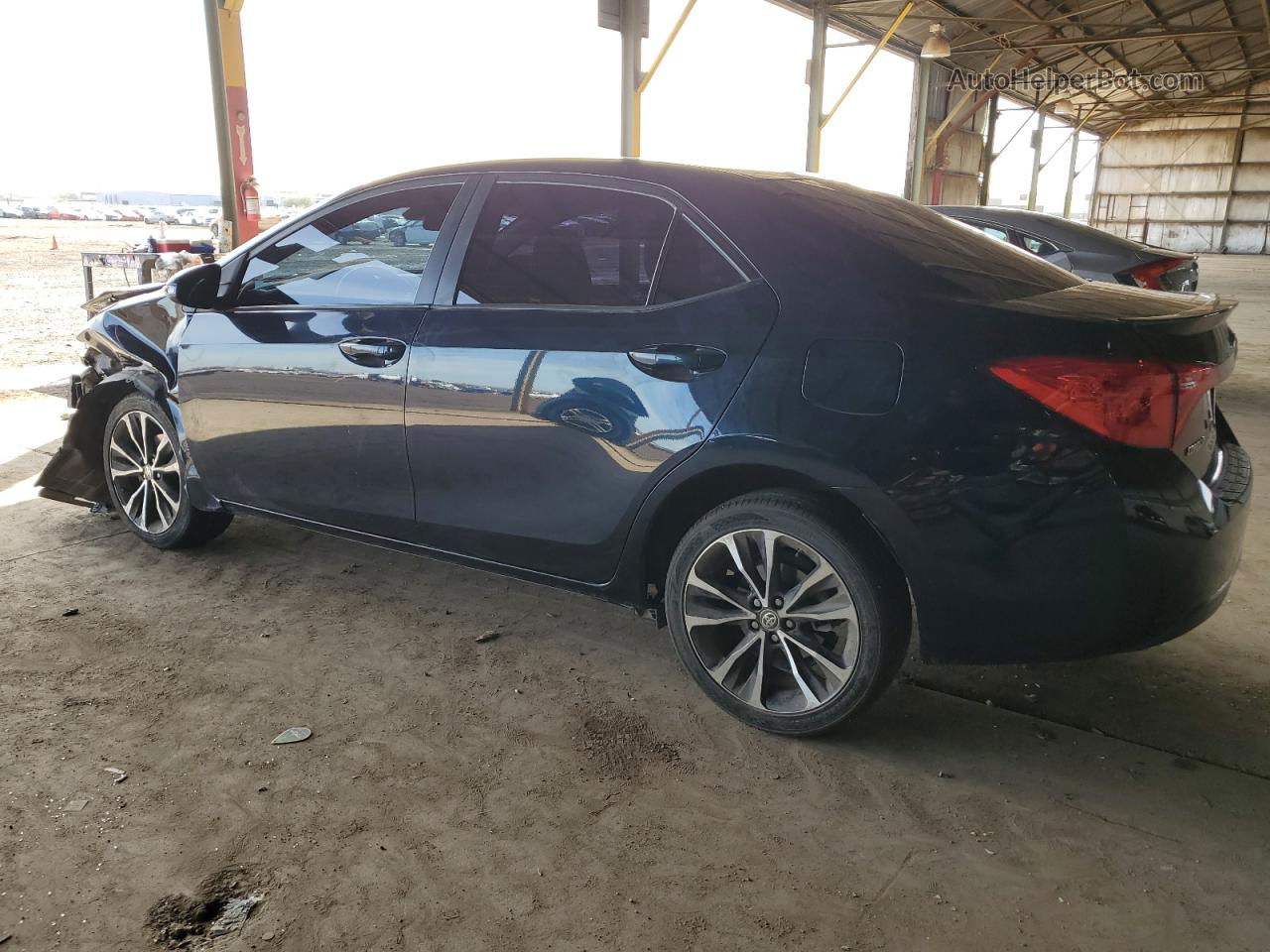 2019 Toyota Corolla L Black vin: 2T1BURHE3KC147181