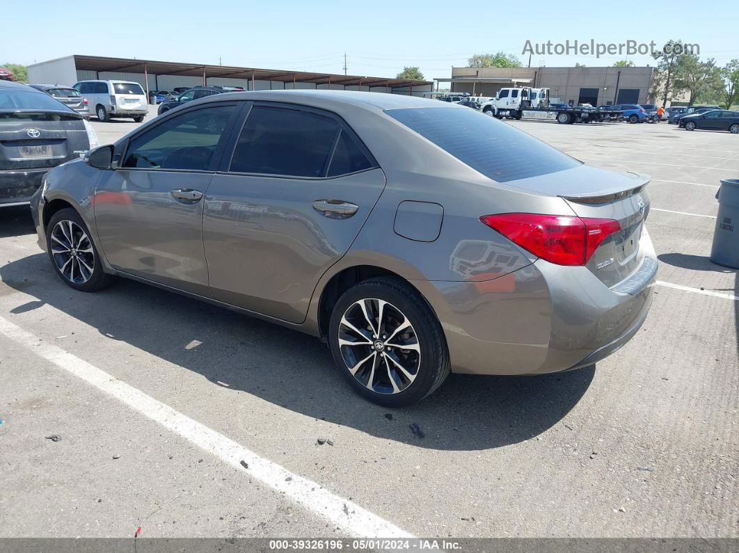 2019 Toyota Corolla Se Gray vin: 2T1BURHE3KC148184