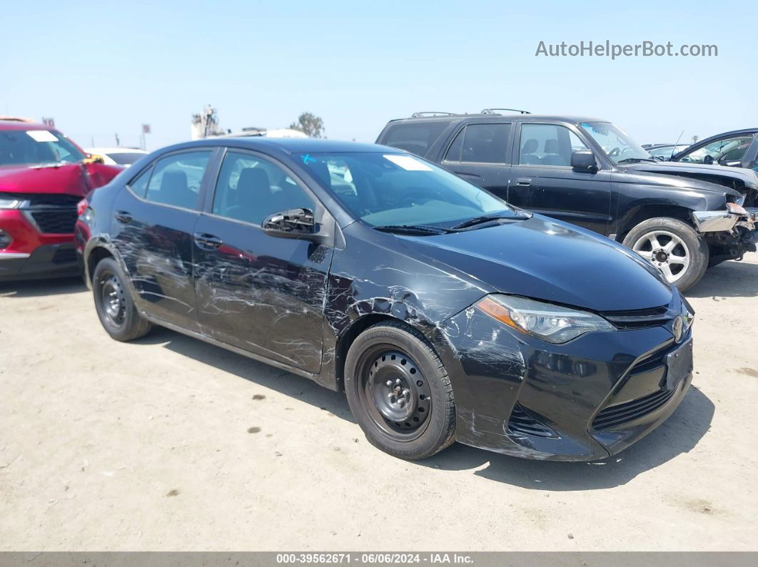 2019 Toyota Corolla Le Black vin: 2T1BURHE3KC158360