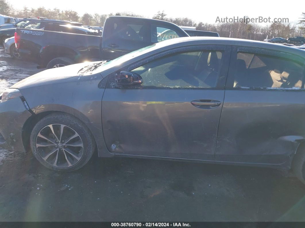 2019 Toyota Corolla Se Gray vin: 2T1BURHE3KC160285