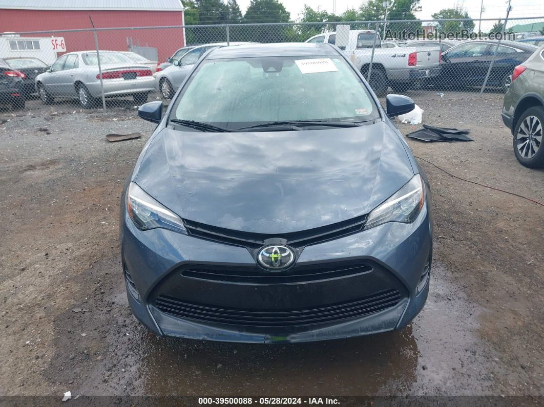 2019 Toyota Corolla Le Blue vin: 2T1BURHE3KC161145