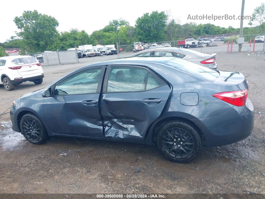 2019 Toyota Corolla Le Blue vin: 2T1BURHE3KC161145