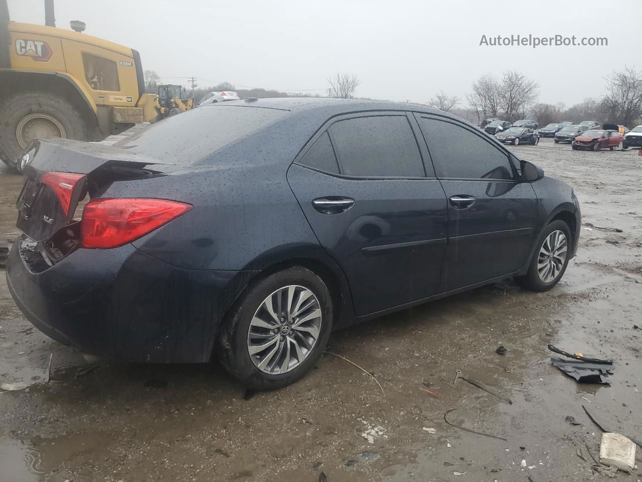 2019 Toyota Corolla L Blue vin: 2T1BURHE3KC174932