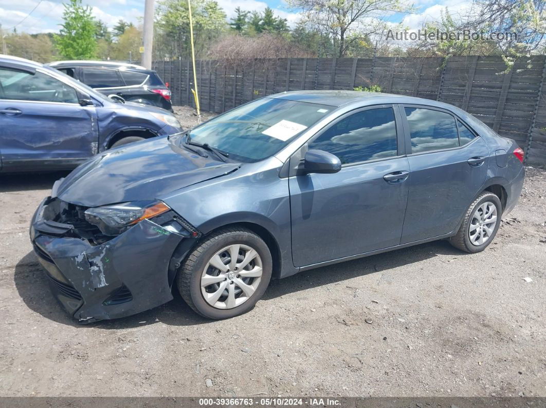 2019 Toyota Corolla Le Blue vin: 2T1BURHE3KC180732