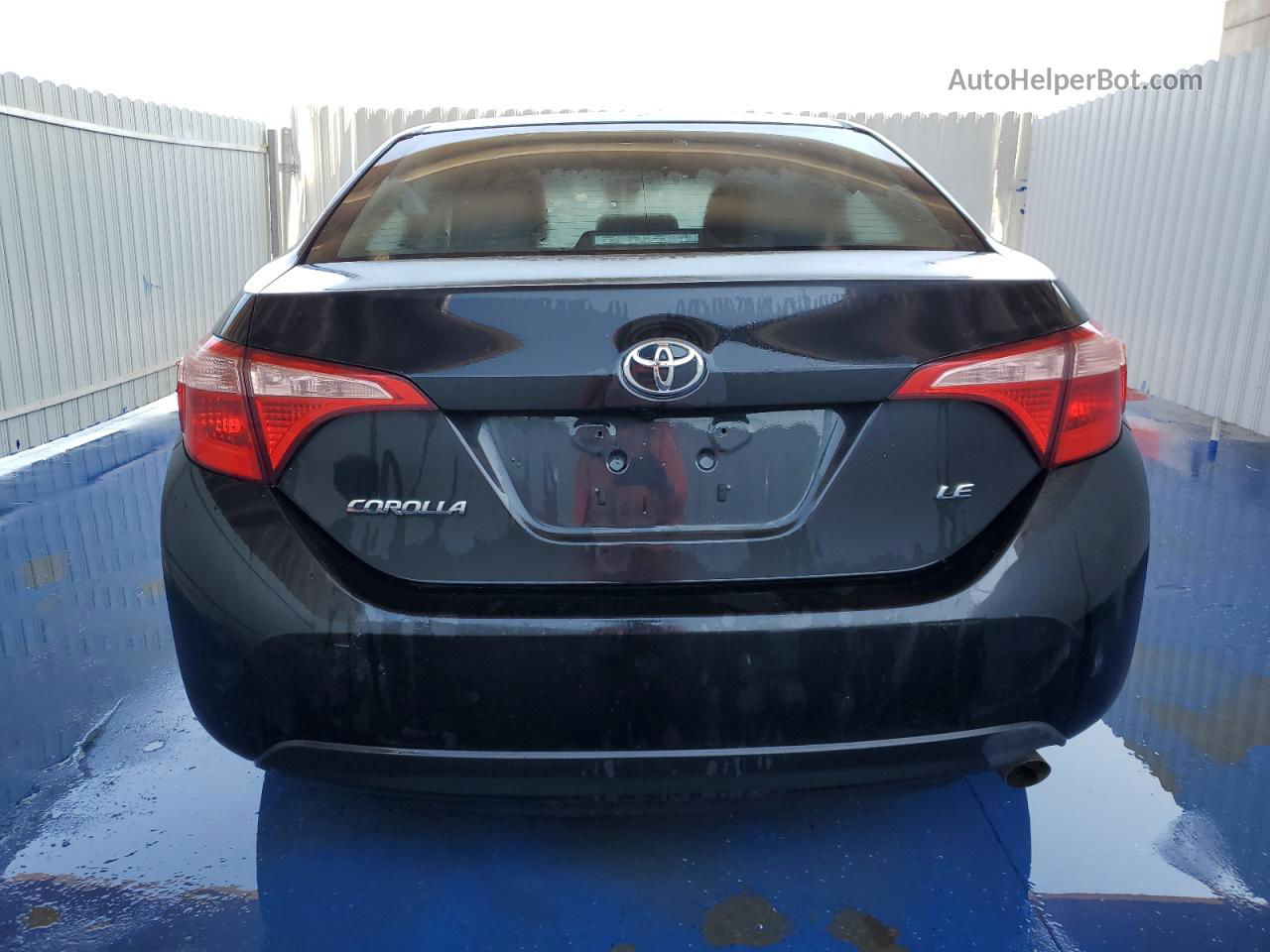 2019 Toyota Corolla L Black vin: 2T1BURHE3KC183260