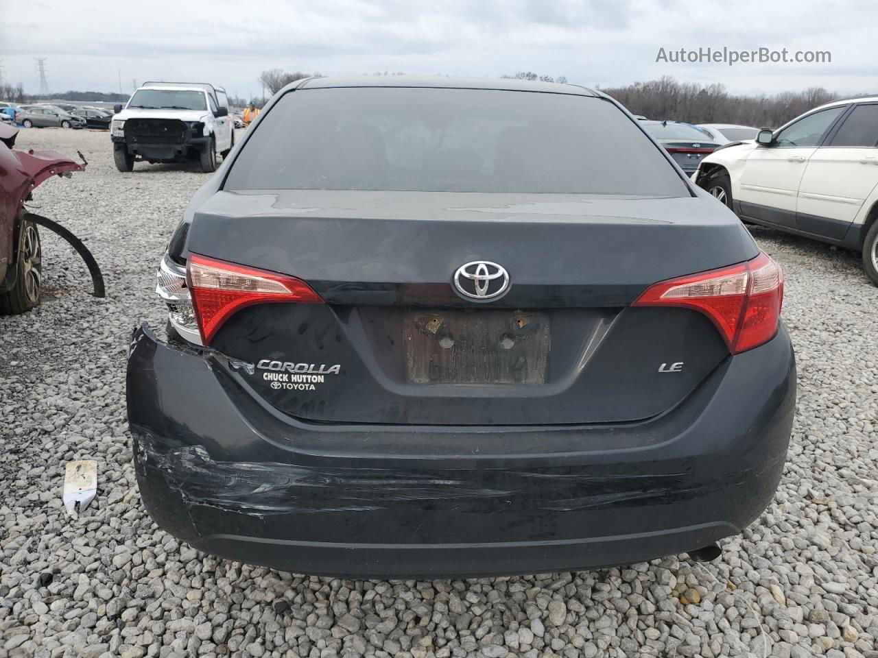 2019 Toyota Corolla L Black vin: 2T1BURHE3KC195098