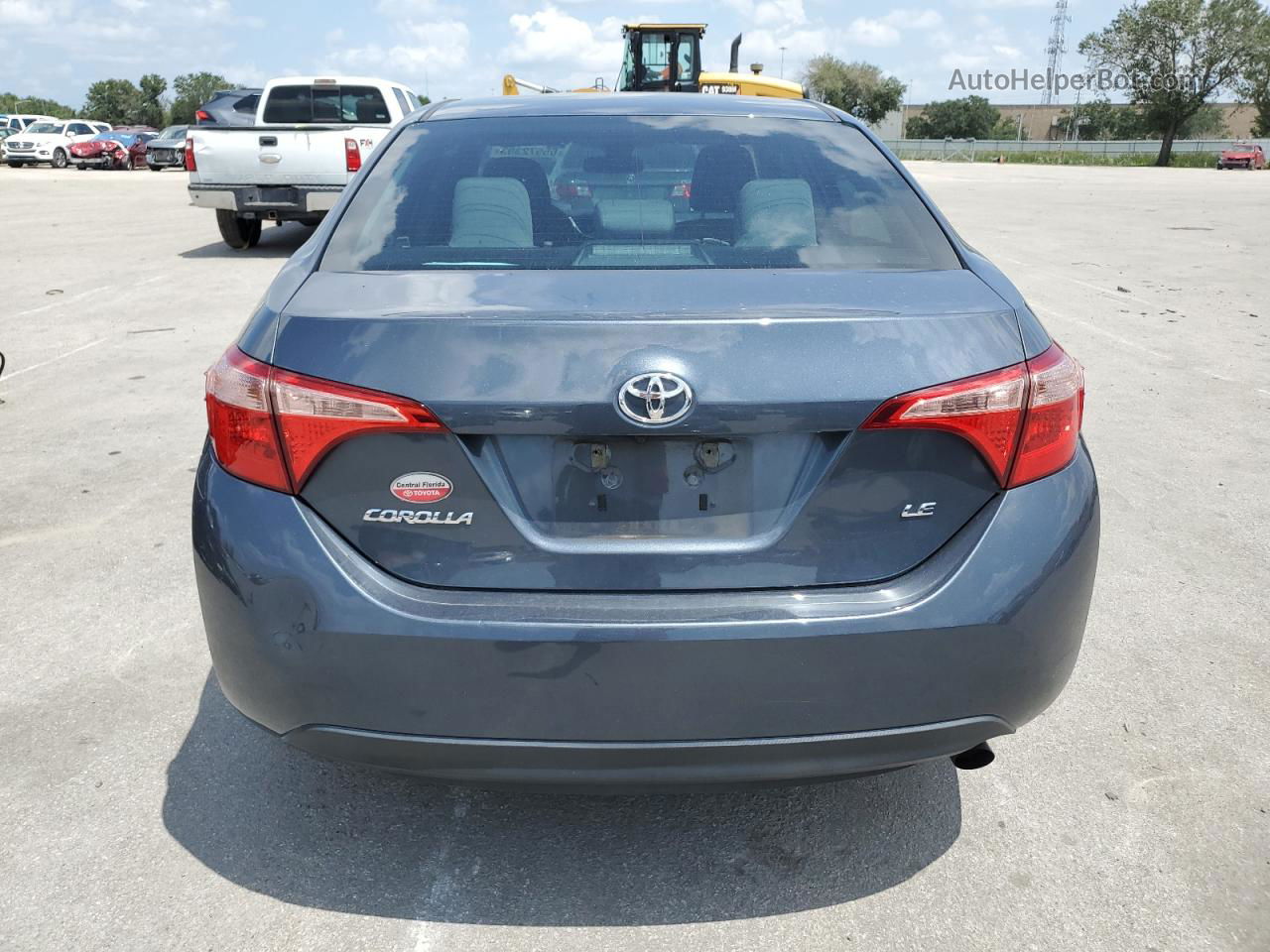 2019 Toyota Corolla L Blue vin: 2T1BURHE3KC213485