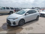 2019 Toyota Corolla Se Silver vin: 2T1BURHE3KC217990