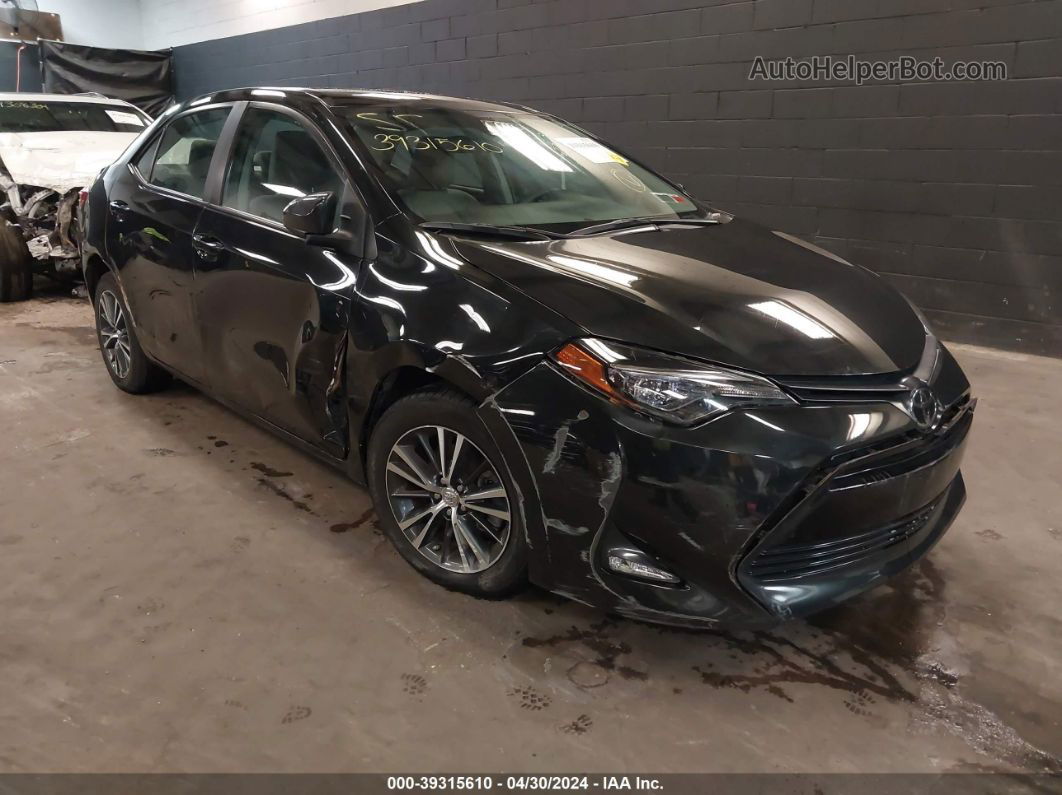 2019 Toyota Corolla Le Black vin: 2T1BURHE3KC221778