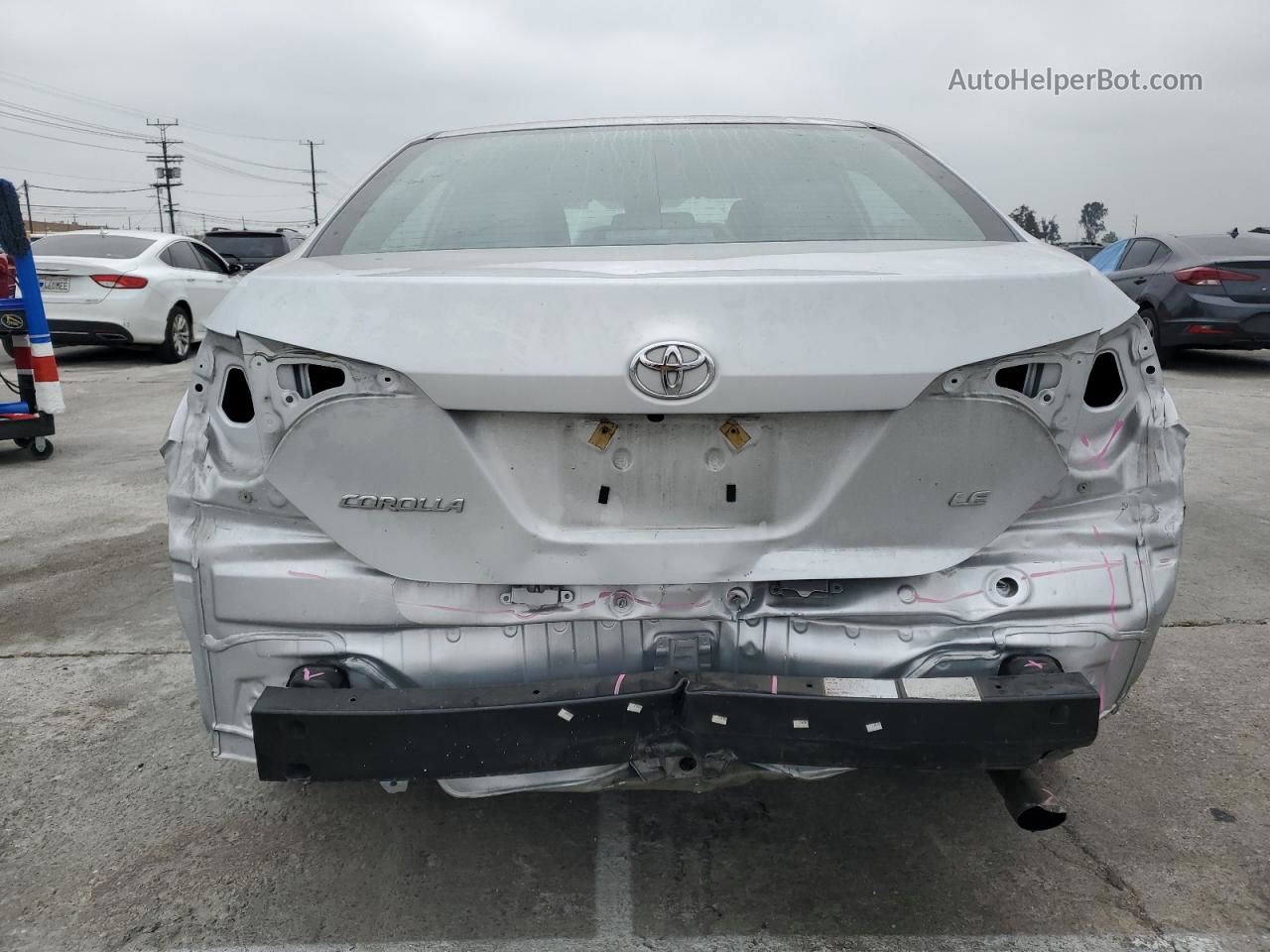 2019 Toyota Corolla L Серебряный vin: 2T1BURHE3KC223207