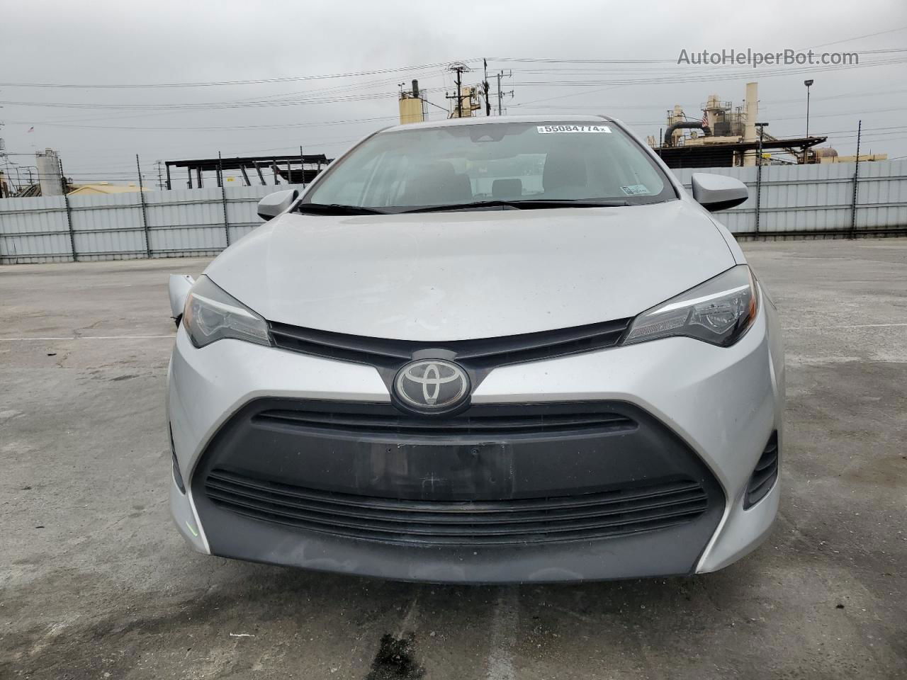 2019 Toyota Corolla L Silver vin: 2T1BURHE3KC223207