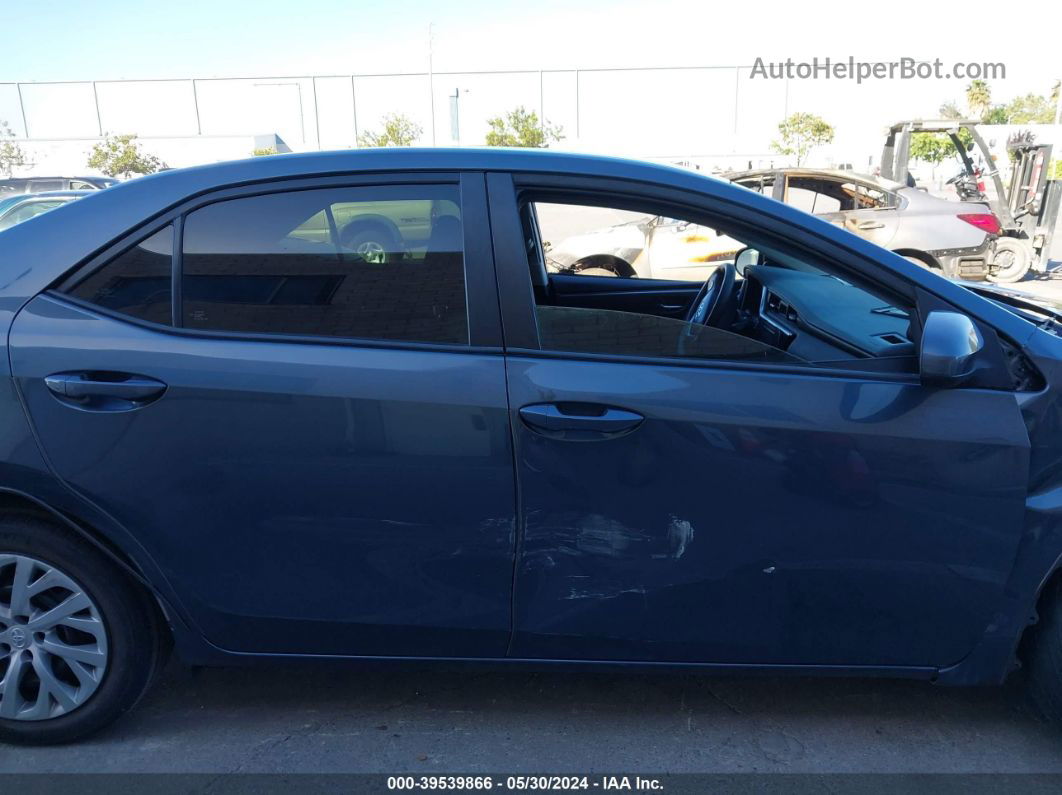 2019 Toyota Corolla Le Dark Blue vin: 2T1BURHE3KC247166