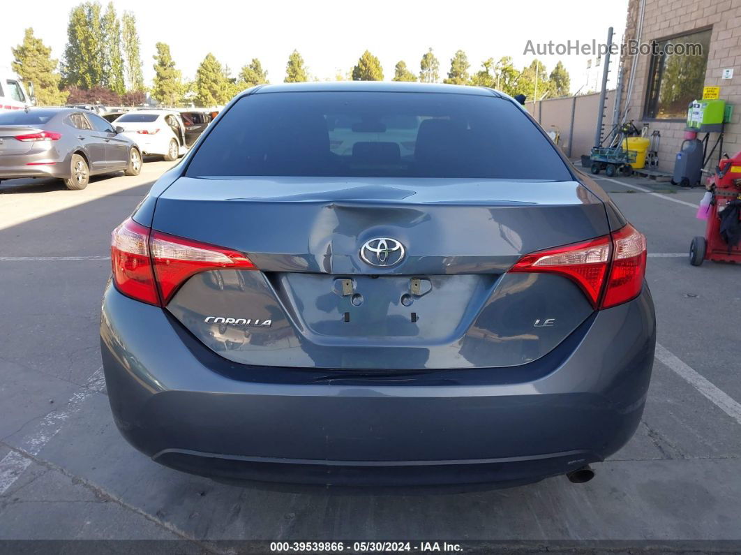 2019 Toyota Corolla Le Dark Blue vin: 2T1BURHE3KC247166