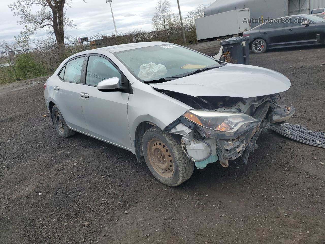 2014 Toyota Corolla L Silver vin: 2T1BURHE4EC005166