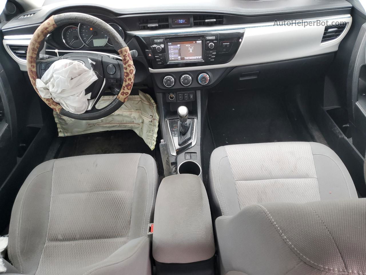 2014 Toyota Corolla L Silver vin: 2T1BURHE4EC005166