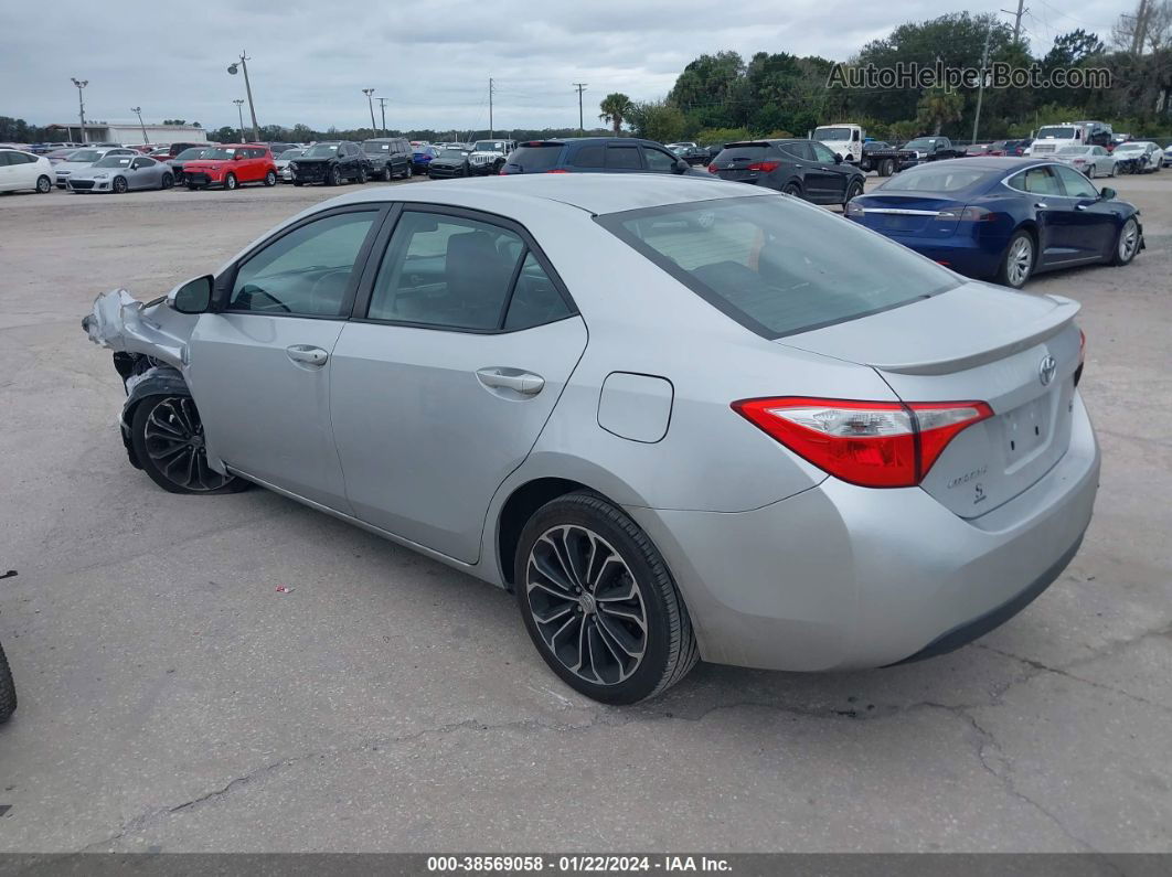 2014 Toyota Corolla S Plus Silver vin: 2T1BURHE4EC014305