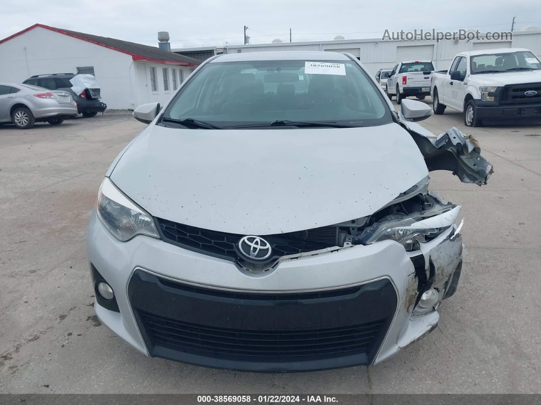 2014 Toyota Corolla S Plus Silver vin: 2T1BURHE4EC014305