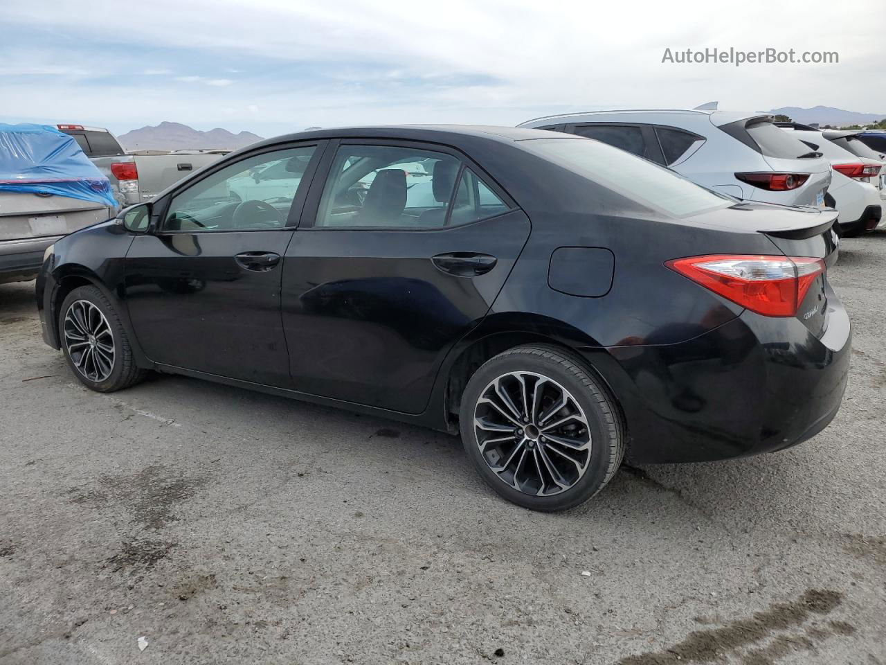 2014 Toyota Corolla L Black vin: 2T1BURHE4EC046123