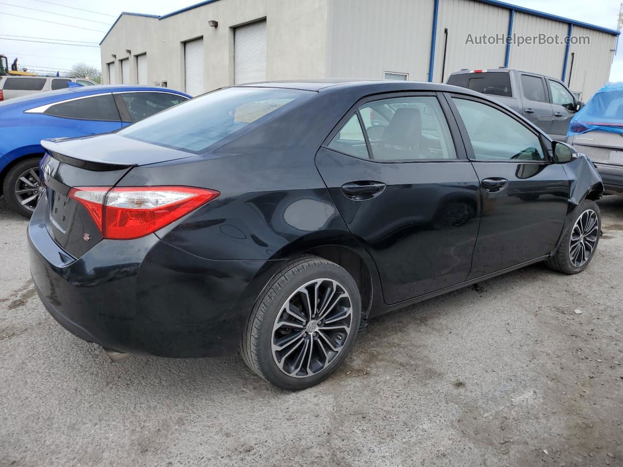 2014 Toyota Corolla L Black vin: 2T1BURHE4EC046123