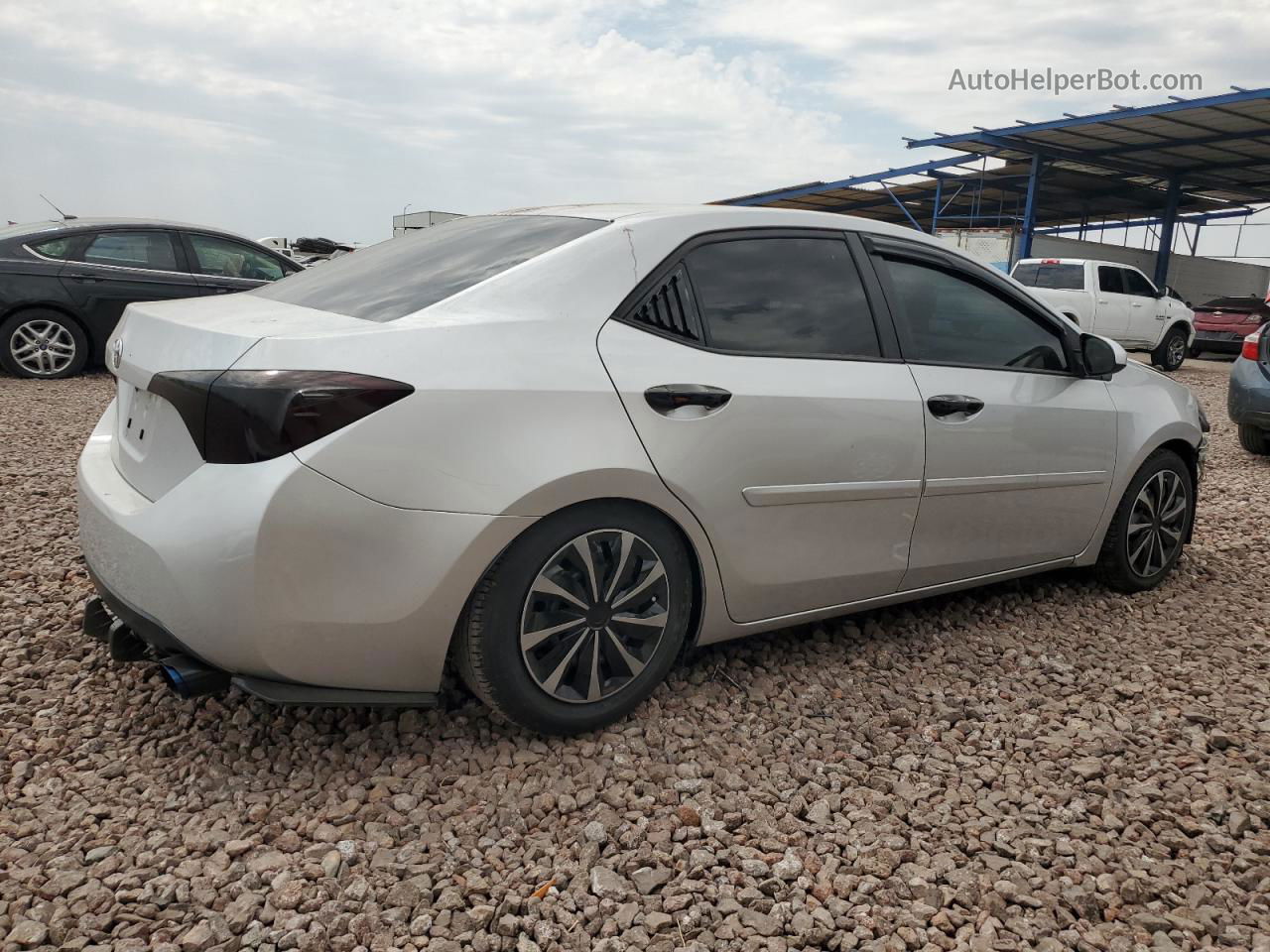 2014 Toyota Corolla L Silver vin: 2T1BURHE4EC060085