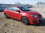 2014 Toyota Corolla L Red vin: 2T1BURHE4EC095421