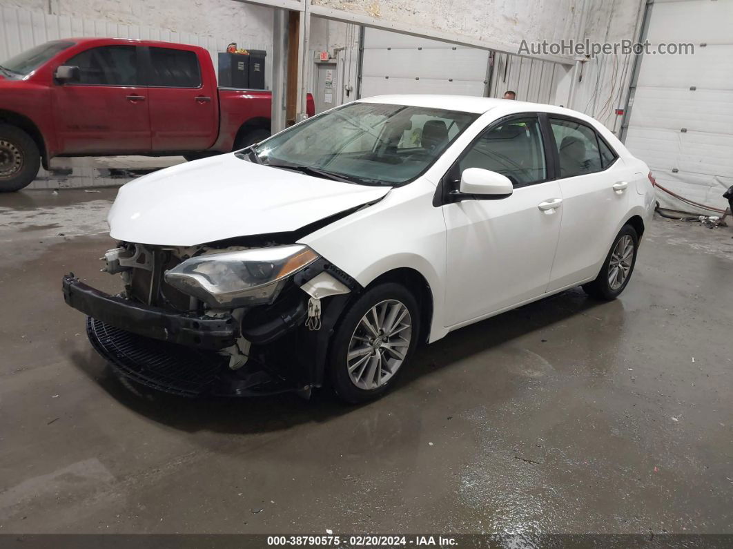 2014 Toyota Corolla Le Plus White vin: 2T1BURHE4EC159540