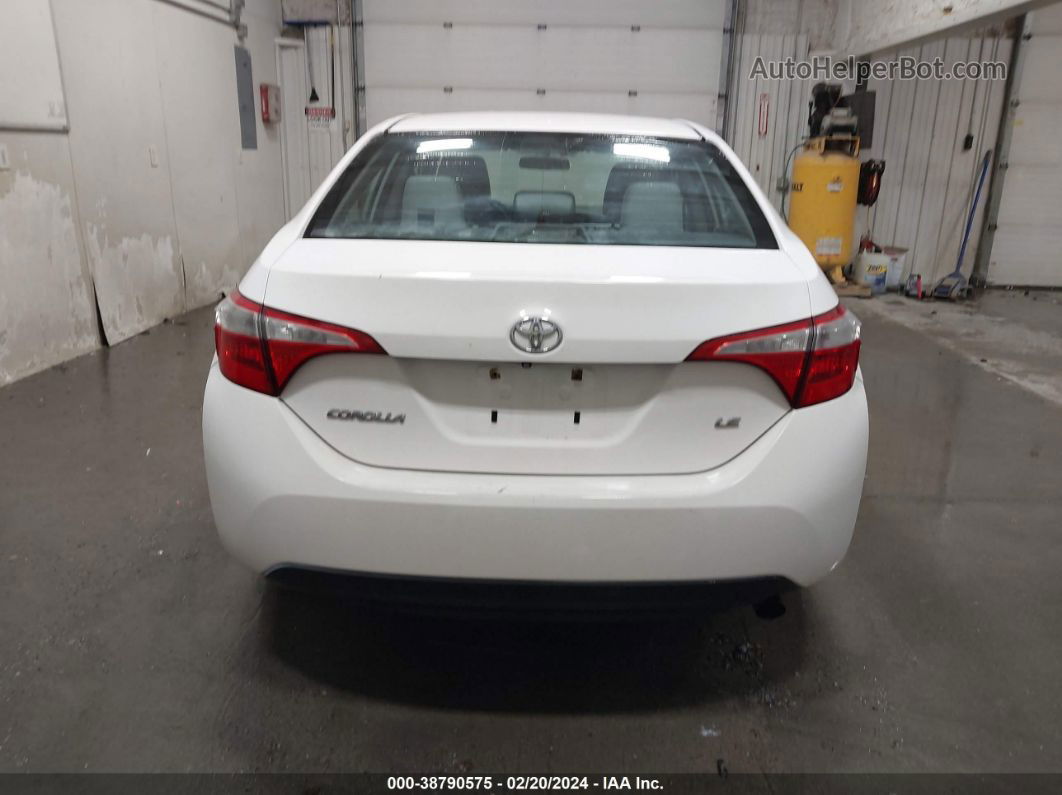 2014 Toyota Corolla Le Plus White vin: 2T1BURHE4EC159540