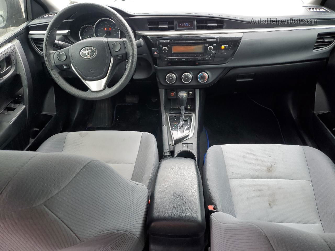 2015 Toyota Corolla L Серый vin: 2T1BURHE4FC232584