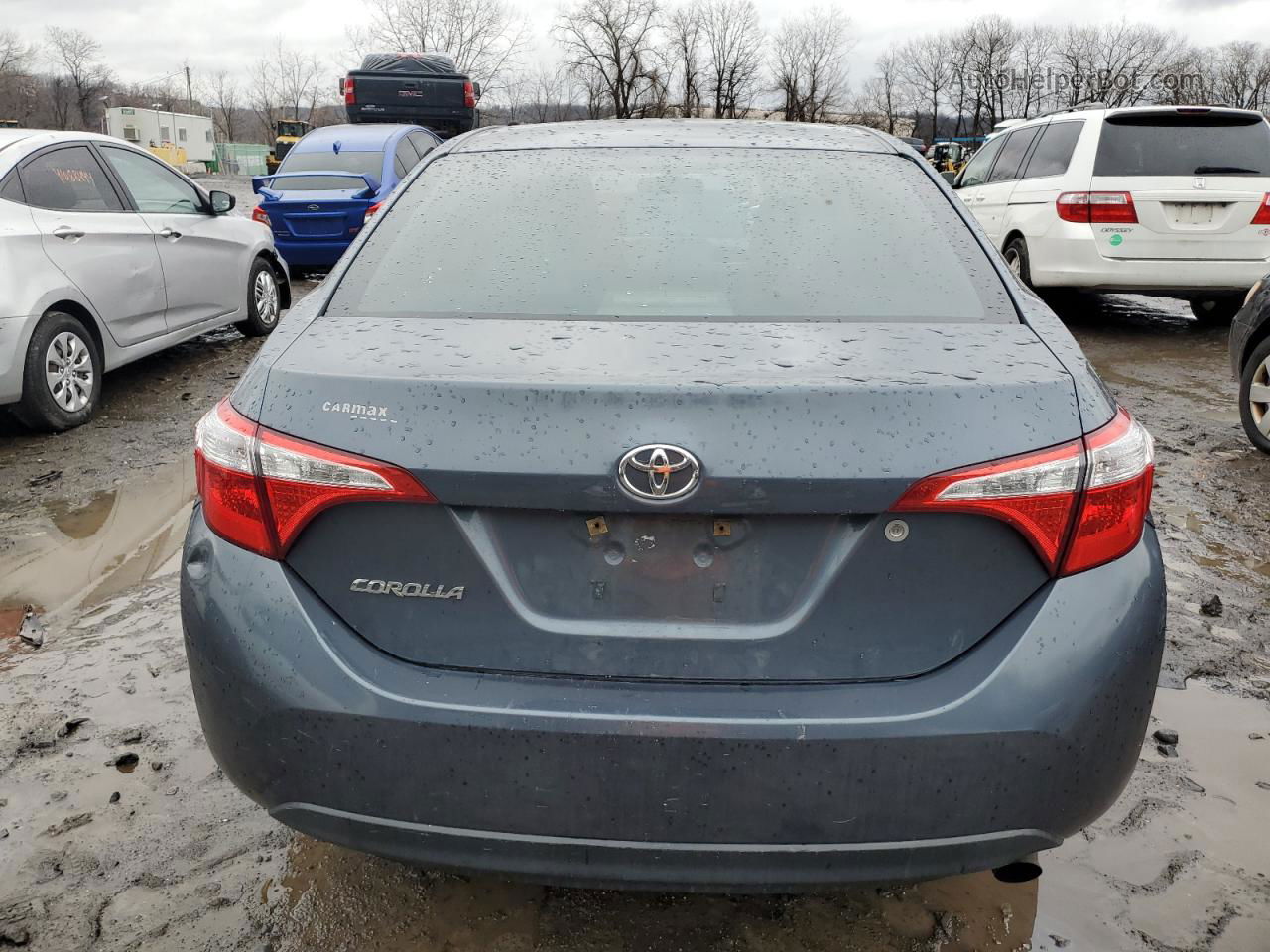 2015 Toyota Corolla L Серый vin: 2T1BURHE4FC232584