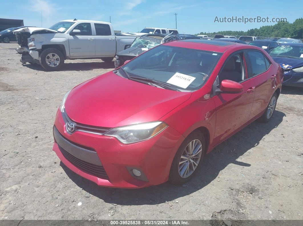 2015 Toyota Corolla Le Plus Красный vin: 2T1BURHE4FC254911