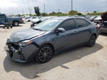 2015 Toyota Corolla L Gray vin: 2T1BURHE4FC267450