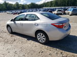 2015 Toyota Corolla L Silver vin: 2T1BURHE4FC280652