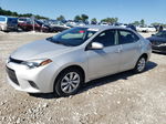 2015 Toyota Corolla L Silver vin: 2T1BURHE4FC280652