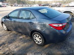 2015 Toyota Corolla L Gray vin: 2T1BURHE4FC287245